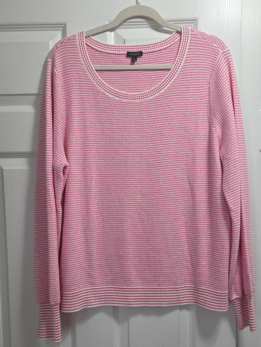 Talbots Chevron Striped Sweater